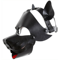 Kinky Puppy Masque Dog Pup Noir